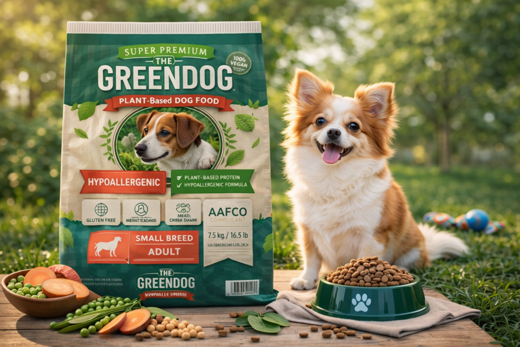 Green Dog Super Premium dog food review for small dogs