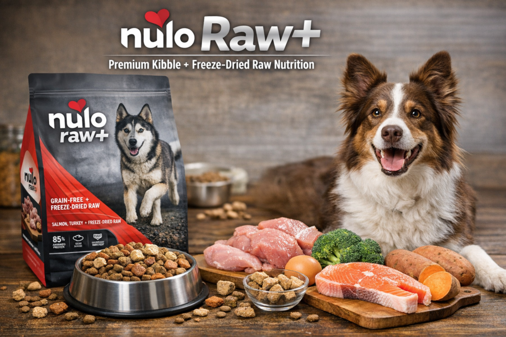 Nulo Frontrunner Dog Food Review high Protein dog food with salmon and grains