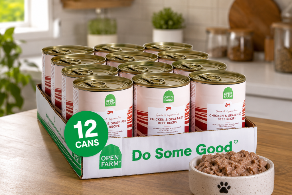 Open Farm Canned Dog Food Chicken and Grass-Fed Beef Recipe
