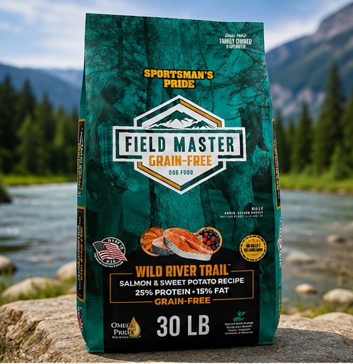 Sportsman’s Pride Field Master Grain-Free Salmon Sweet Potato Dog Food 30 lb bag