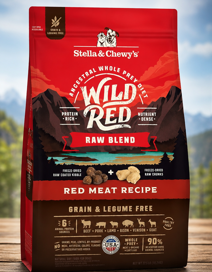 Stella & Chewy's Wild Red Dry Dog Food Bag