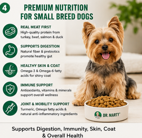 Dr. Marty Nature's Blend Small Breed Freeze-Dried Raw Dog Food Package