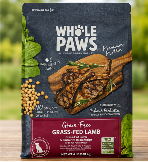 Whole Paws Dog Food Ingredients and Benefits