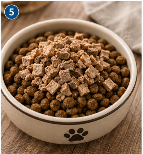 100% lamb liver freeze-dried dog treats close-up – PureBites single ingredient high-protein dog snacks